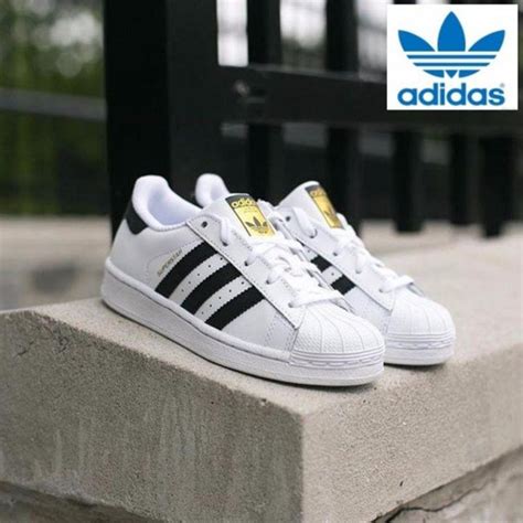 adidas schuhe superstar c77124|Adidas Superstar white black.